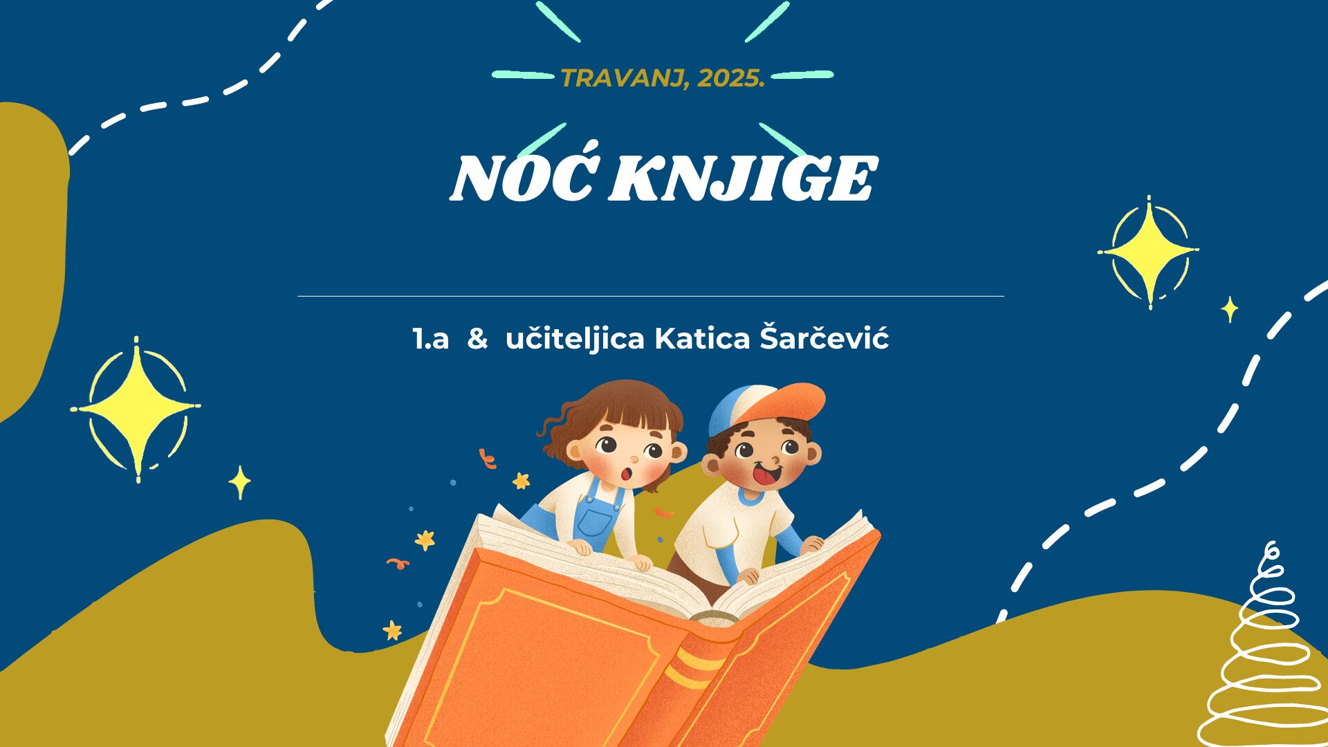 Noć knjige u 1.a