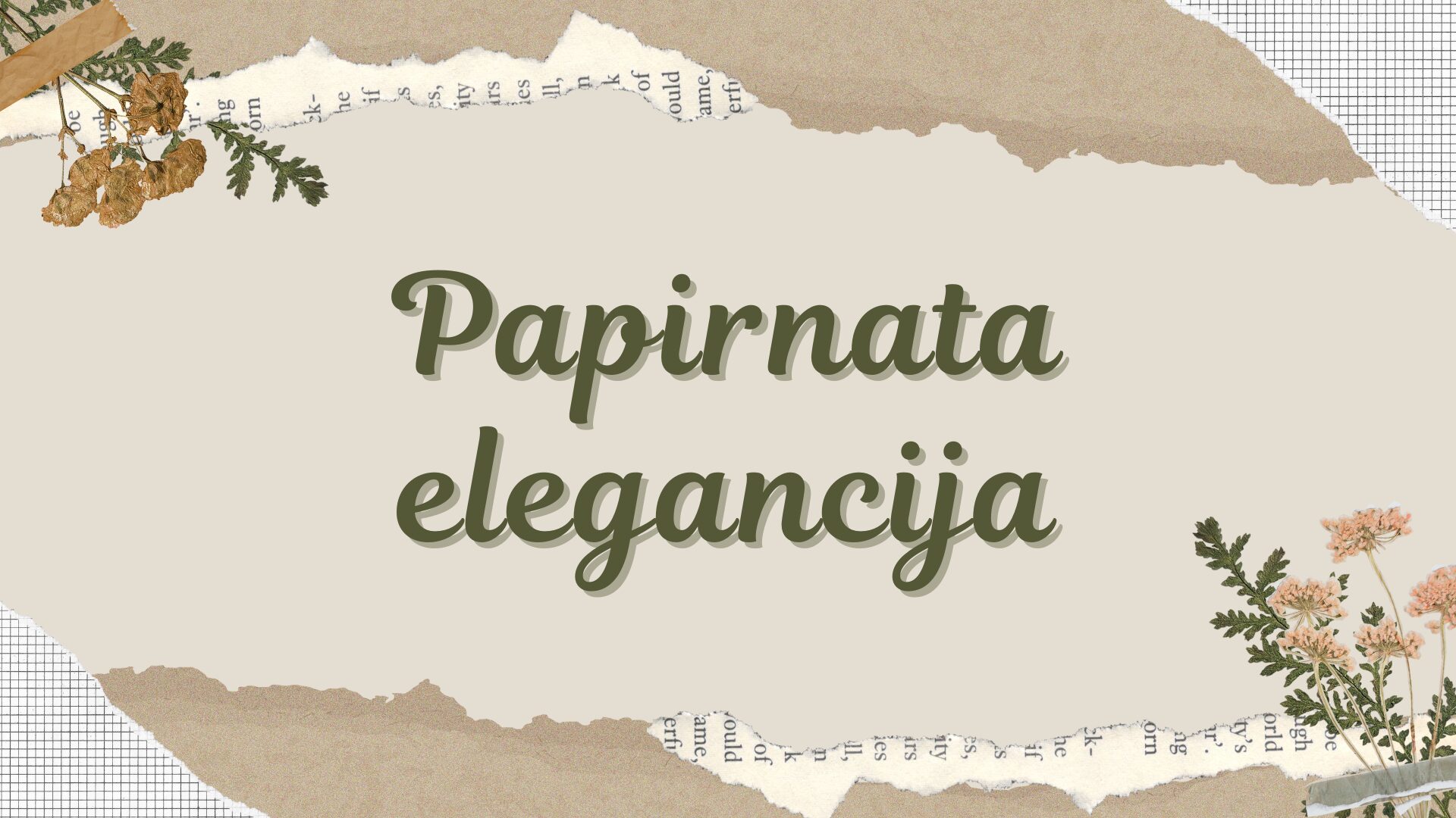 Papirnata elegancija